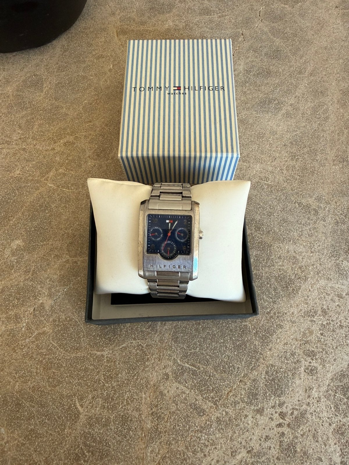 Horloge Tommy Hilfiger, Handtassen en Accessoires, Horloges | Heren, Overige merken, Staal, Gebruikt, Staal