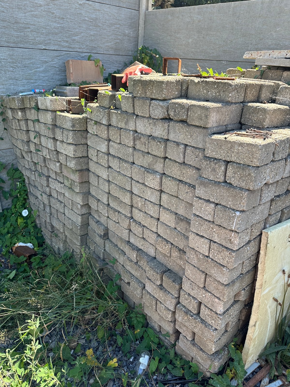 betonklinkers, Tuin en Terras, Ophalen of Verzenden, Zo goed als nieuw, Beton, Klinkers