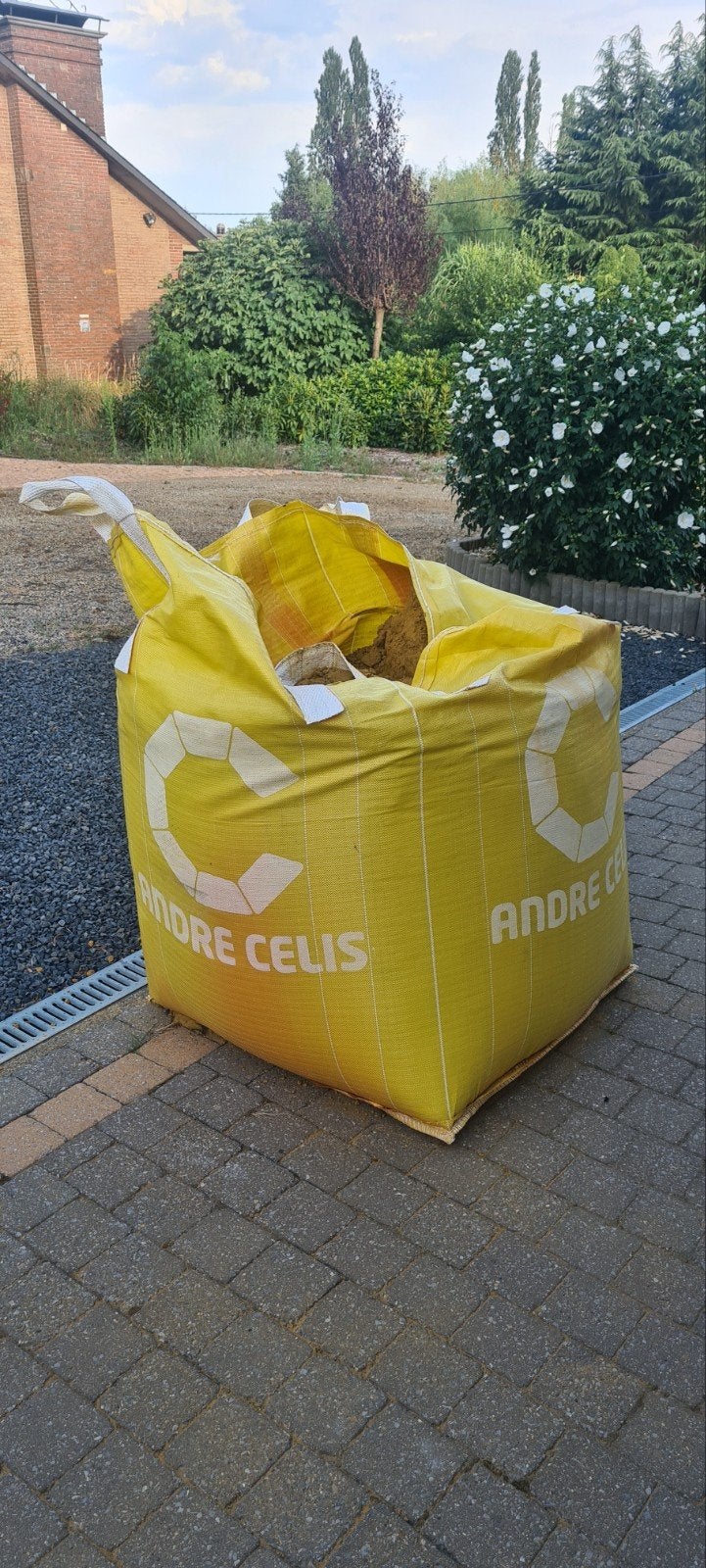 Papzand in bigbag, Ophalen, Nieuw