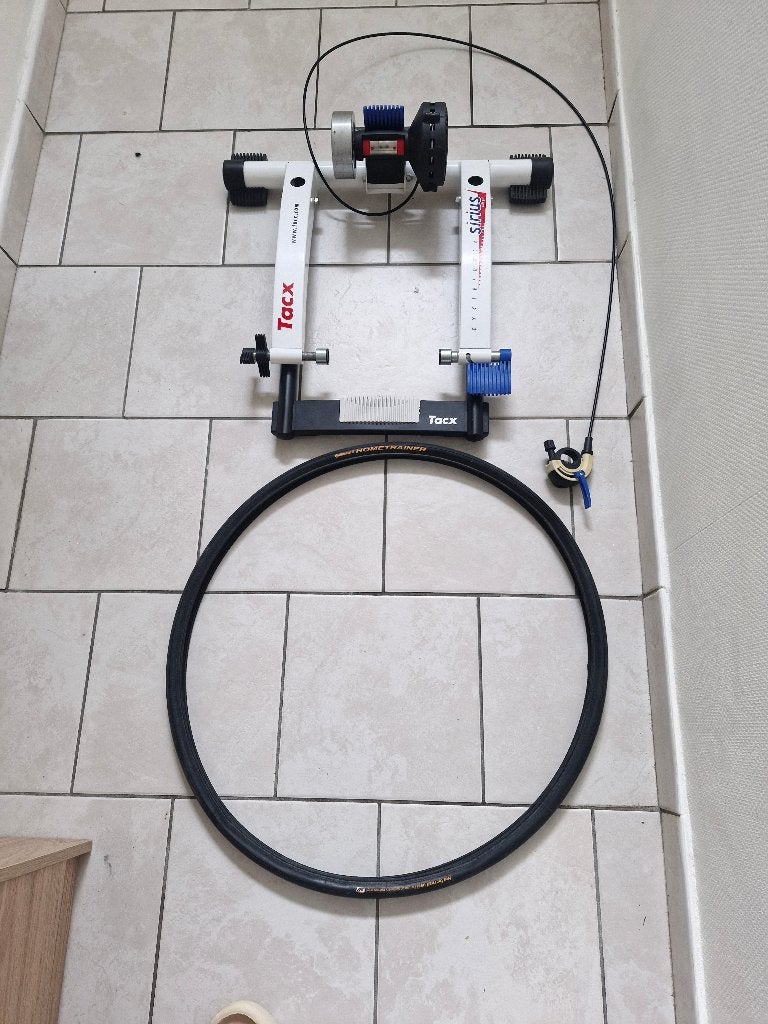 Hometrainer LACX Sirius II Soft Gel + CONTINENTAL band, Ophalen, Band