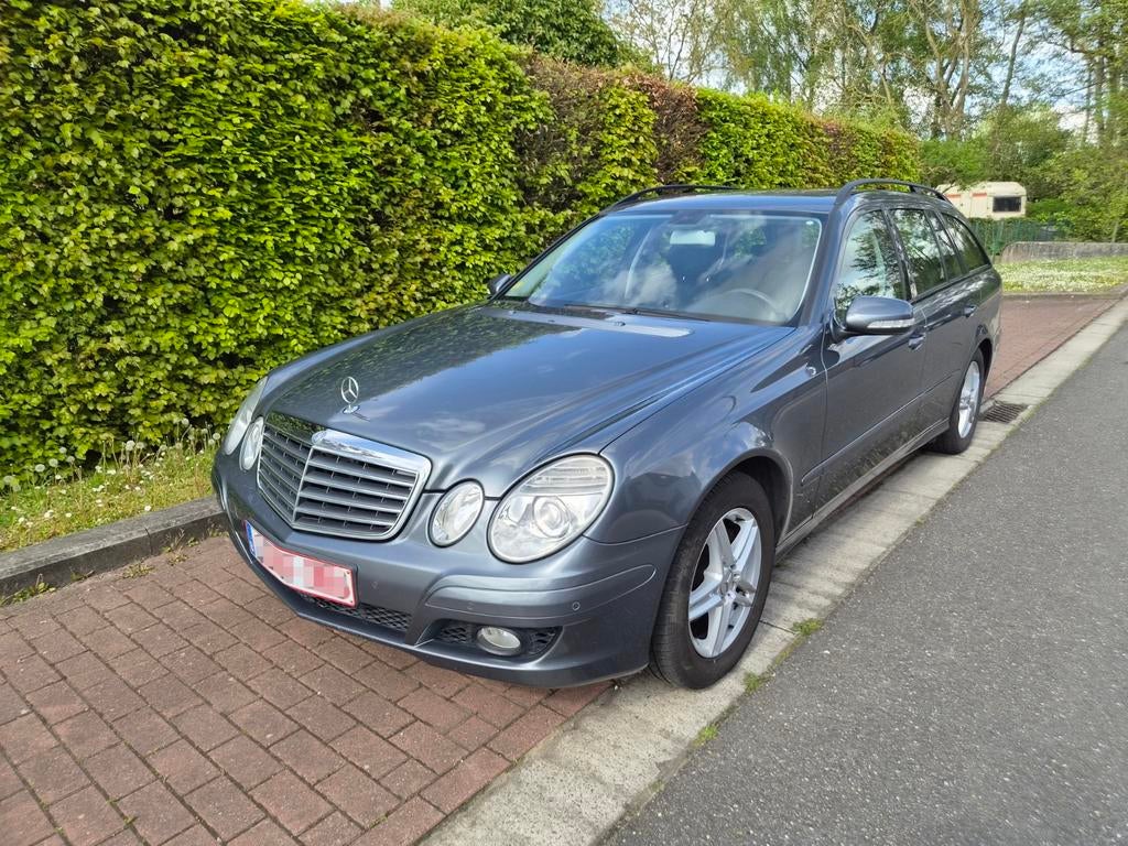 Mercedes-Benz E220 Break 2007, Autos, Achat, Boîte manuelle, Noir, Particulier