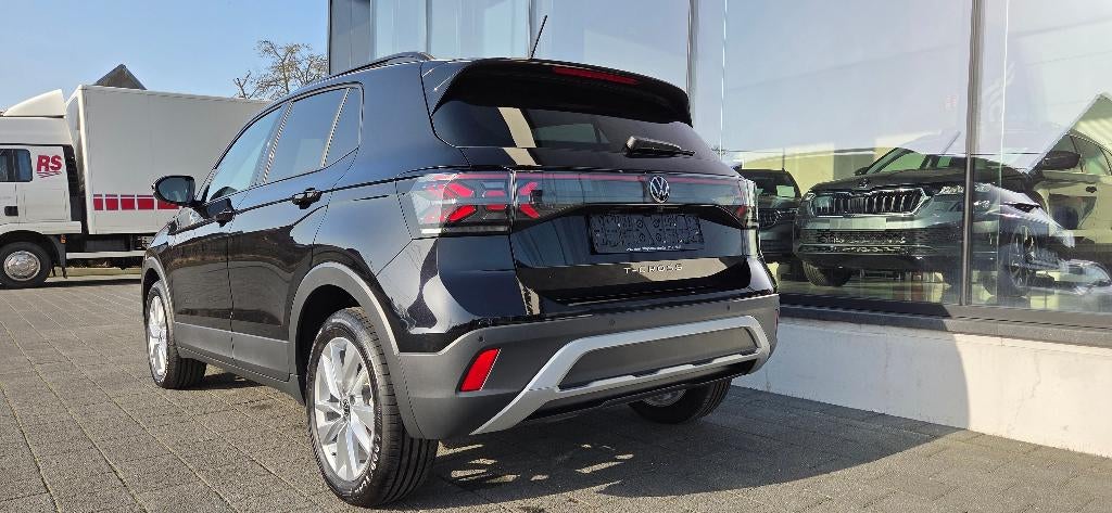VW T-Cross 1.0 TSI 115 DSG Matrix 17Z IQ.Drive **NIEUW**, Auto's, Euro 6, Zwart, Bedrijf, 5 zetels