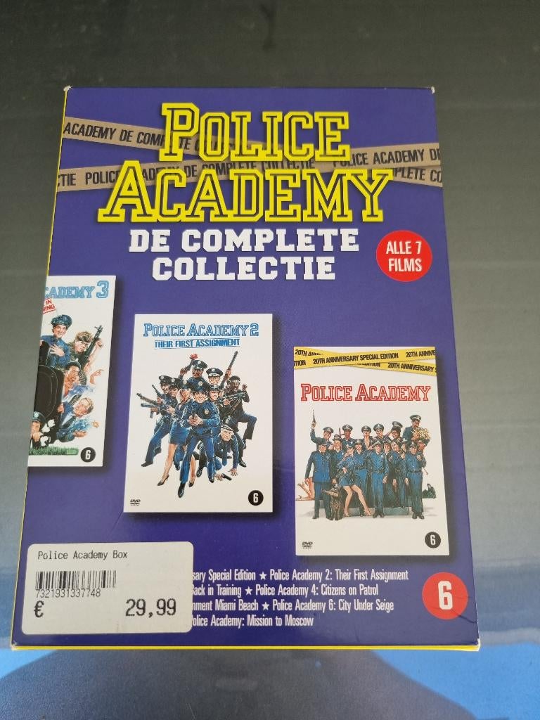 Police Academy, De Complete Collectie, Nieuw, 1 tot 7, Enlèvement ou Envoi, Neuf, dans son emballage