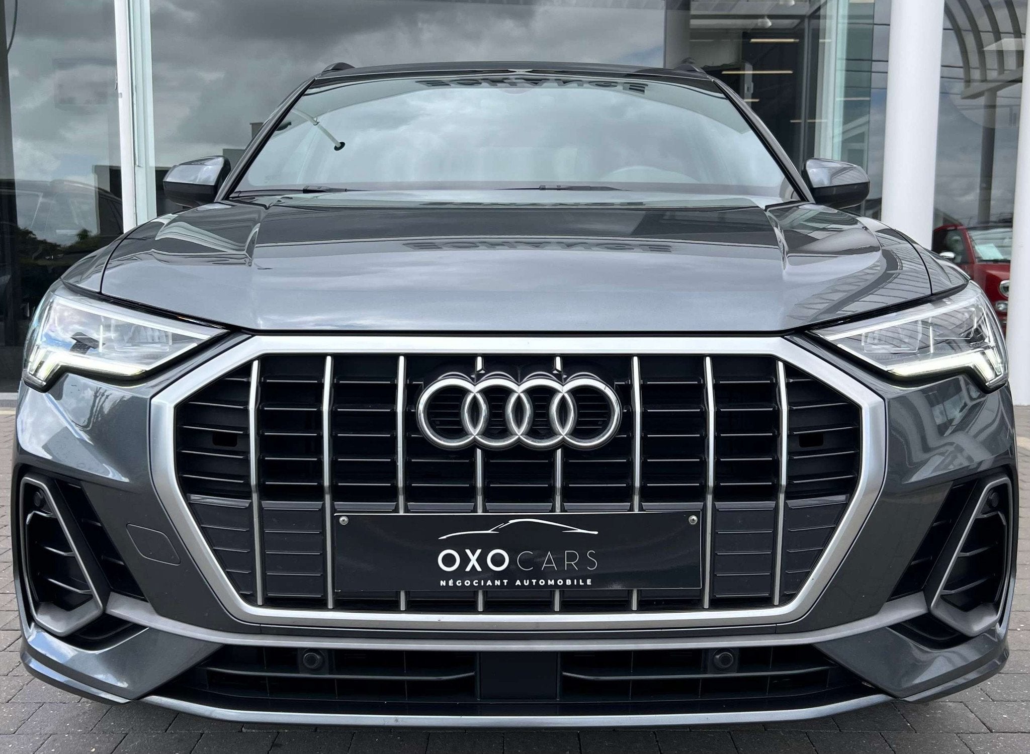 Audi Q3 S-LINE 35 TDI 150CV / LED Matrix / Cuir Sport / Cock, Autos, Argent ou Gris, Achat, Entreprise, Alcantara