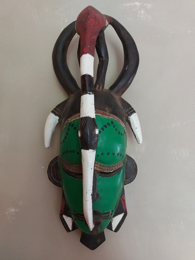 afrikaans Guru masker/Ivoorkust, Ophalen of Verzenden, Masker, Hout