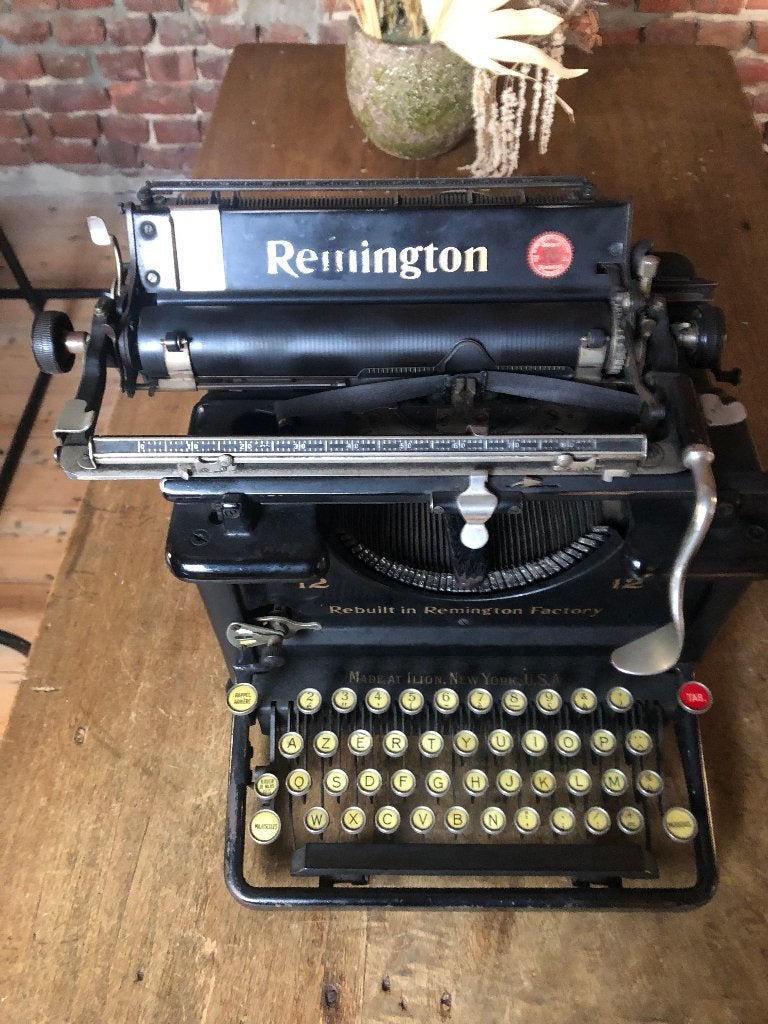 Machine à écrire Remington, Enlèvement, Utilisé