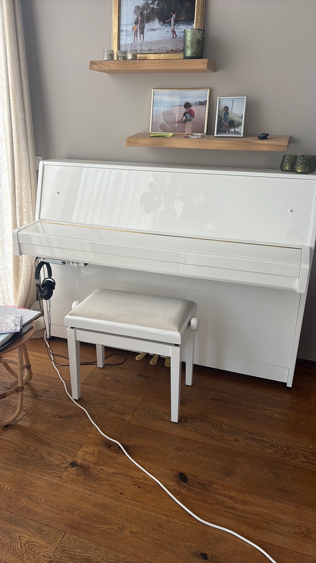 Piano quasi neuf avec casque, Enlèvement, Comme neuf, Piano
