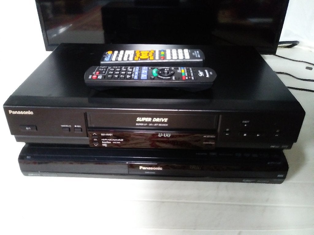 Kopieer DUO Panasonic DVD/HDD recorder + VHS video recorder, Audio, Tv en Foto, DVD spelers, Ophalen of Verzenden, Zo goed als nieuw
