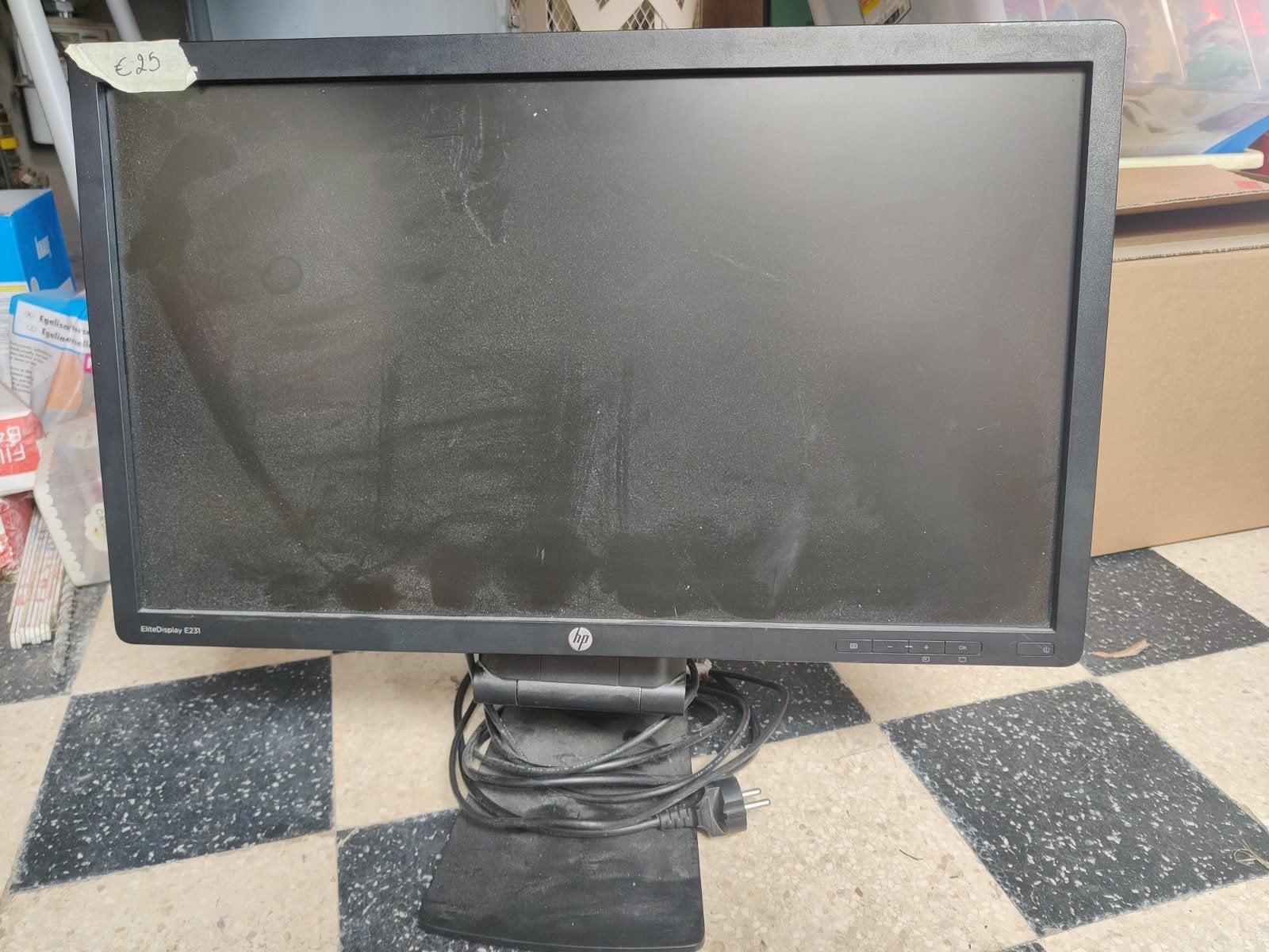 Computerscherm HP Elitadisplay E231, Computers en Software, Ophalen, Gebruikt, HDMI, HP monitor