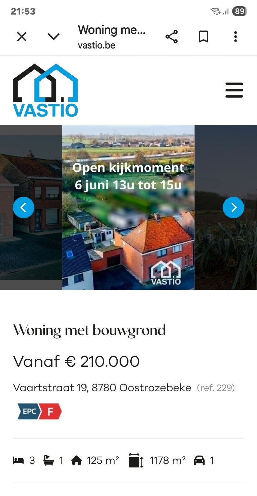 Te renoveren roning, Immo