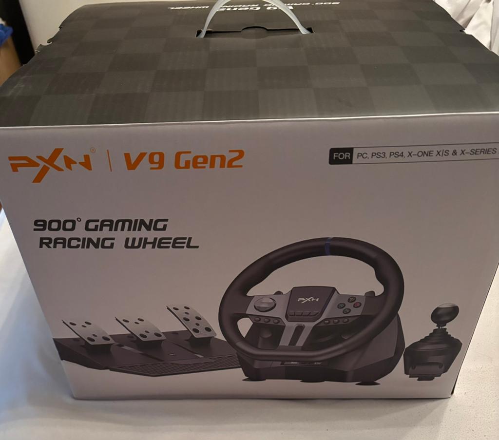 Gaming racing wheel, Games en Spelcomputers, Spelcomputers | Sony Consoles | Accessoires, Ophalen, Zo goed als nieuw, PlayStation 3