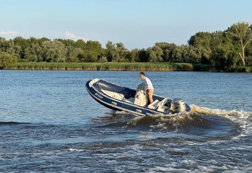 RIB SPEEDBOOT VOOR ALLE LEEFTIJDEN, Gebruikt, 70 tot 120 pk, 6 m, Viertaktmotor