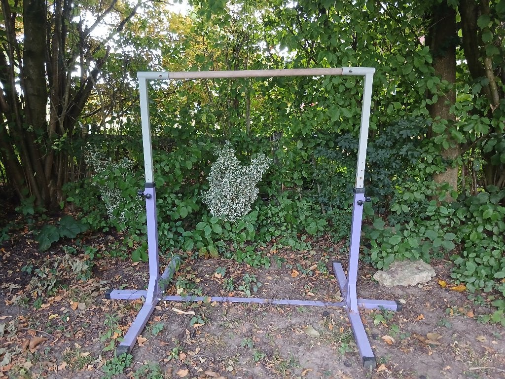 Gymnastiekbar, Sport en Fitness, Ophalen, Gebruikt, Paars, Materiaal