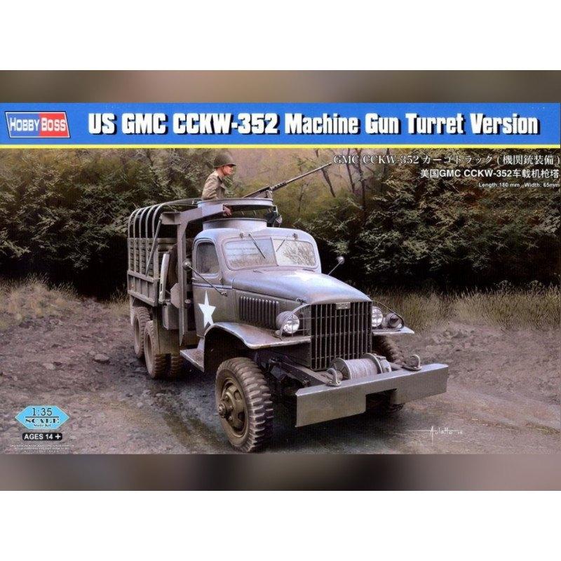 HOBBY BOSS 83833 US GMC CCKW-352 machine gun turret 1/35, Neuf, Enlèvement ou Envoi, 1:32 à 1:50, Camion