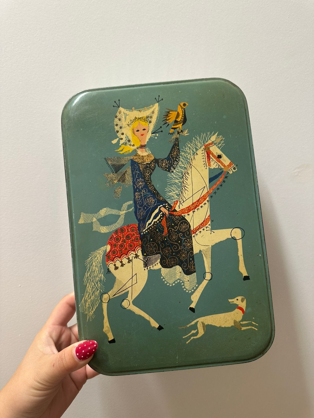 Vintage Verkade koekblik – origineel Zaandam Holland, Collections, Boîte en métal, Enlèvement ou Envoi, Utilisé, Verkade
