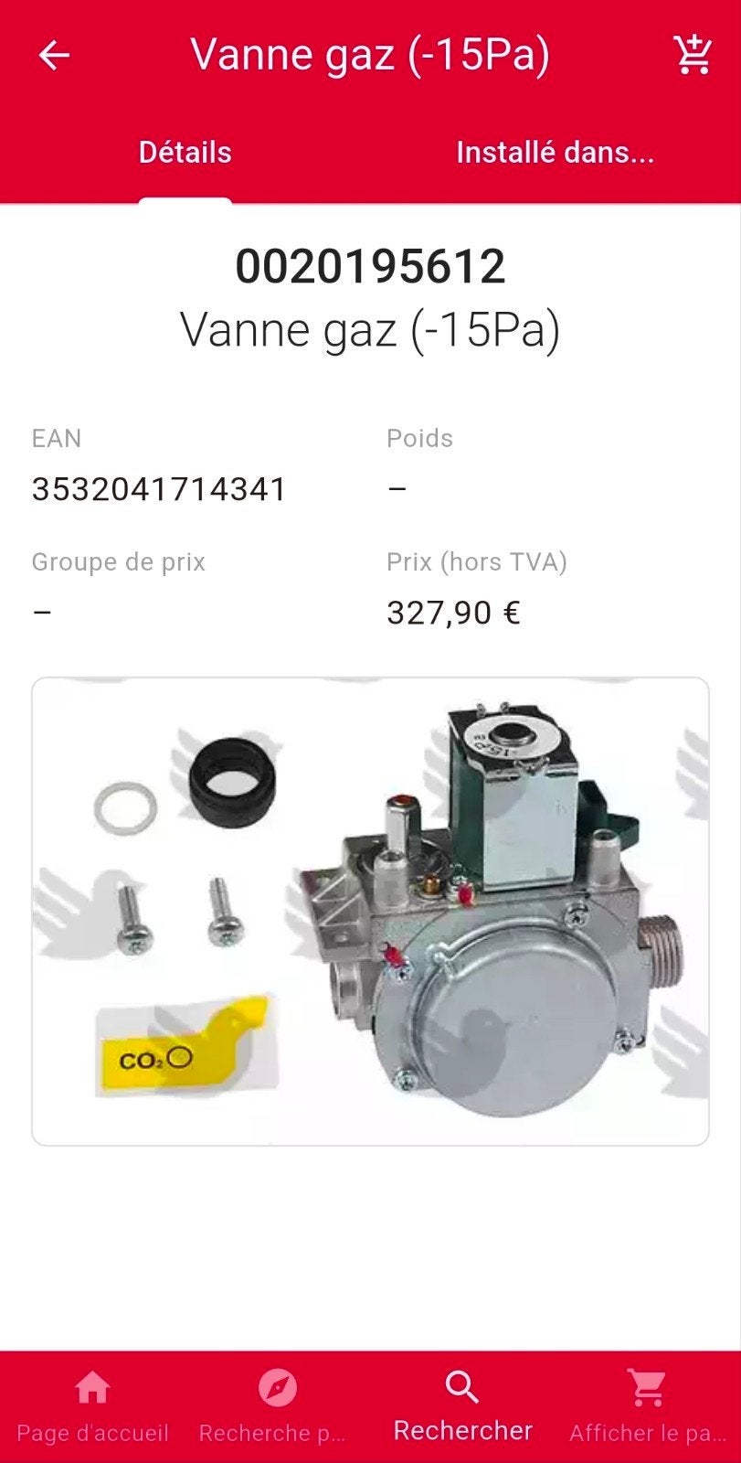 Vanne Gaz (-15Pa) Bulex Thermomaster.../...-A (E-BE) neuve, Ophalen of Verzenden