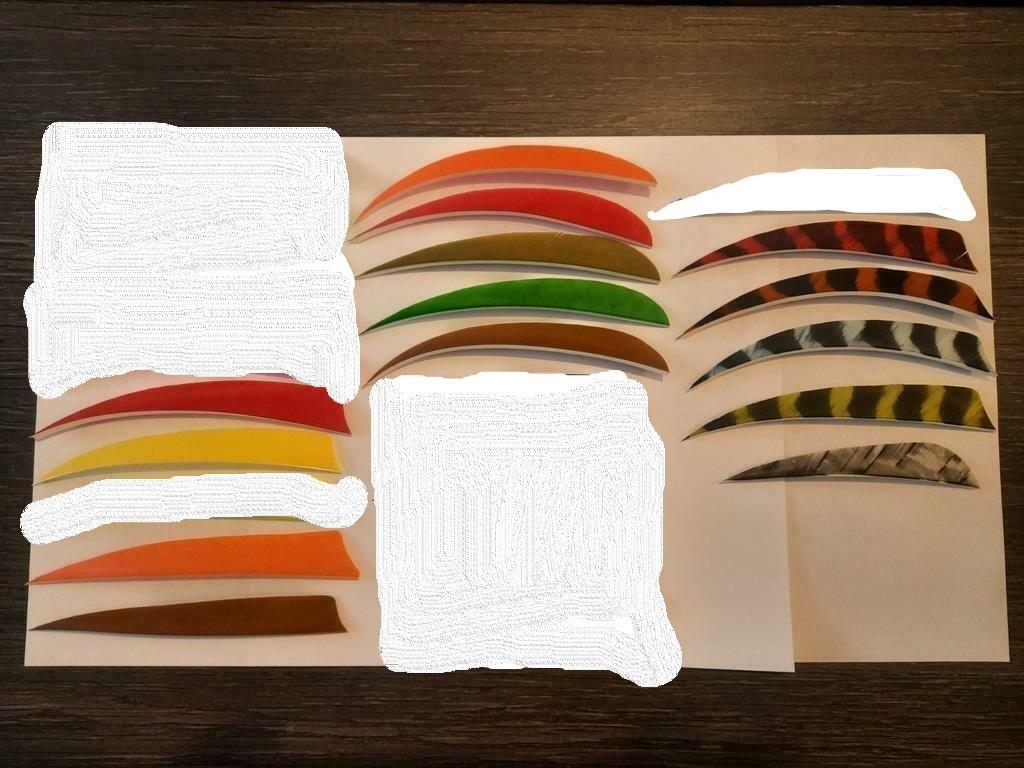 Nieuwe natuurveren (Kalkoen) camo,barred per 100 stuks......, Sports & Fitness, Tir à l'arc, Enlèvement ou Envoi, Neuf, Flèches