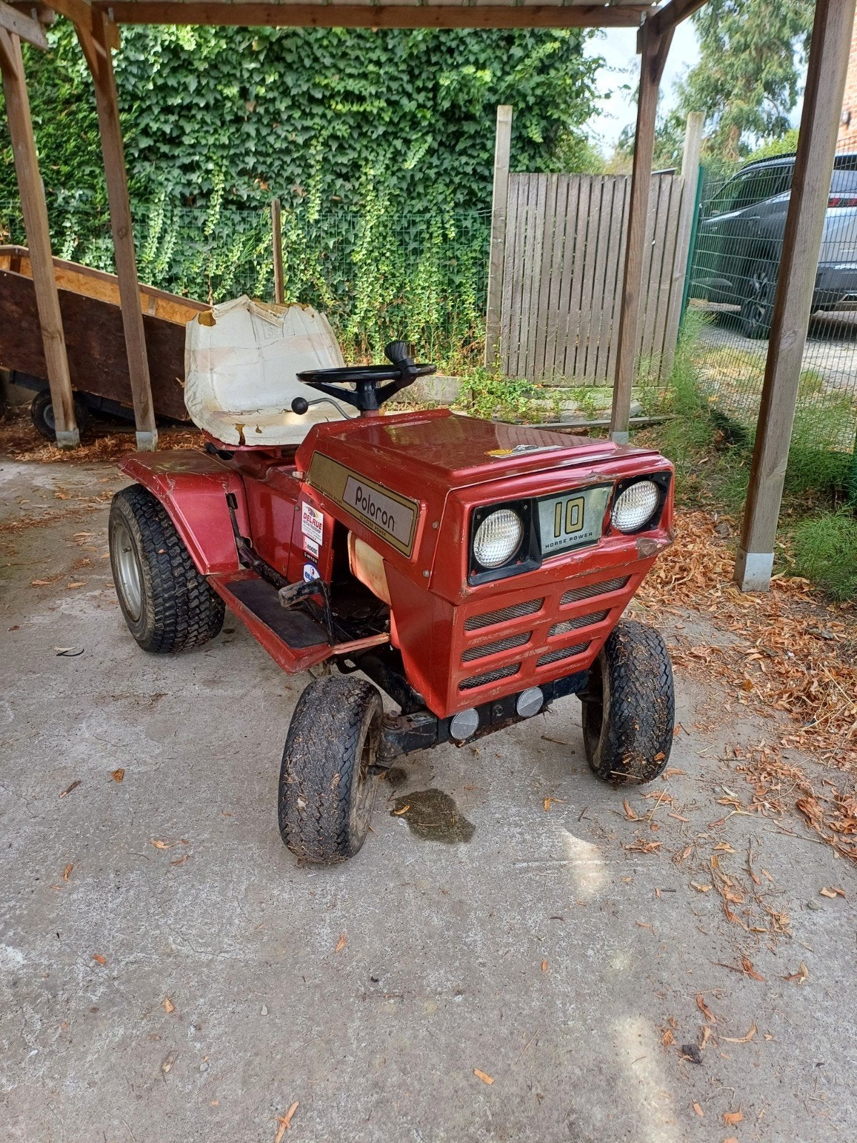 zitmaaier poloron 10hp, Gebruikt, Versnellingen, Ophalen of Verzenden, Poloron