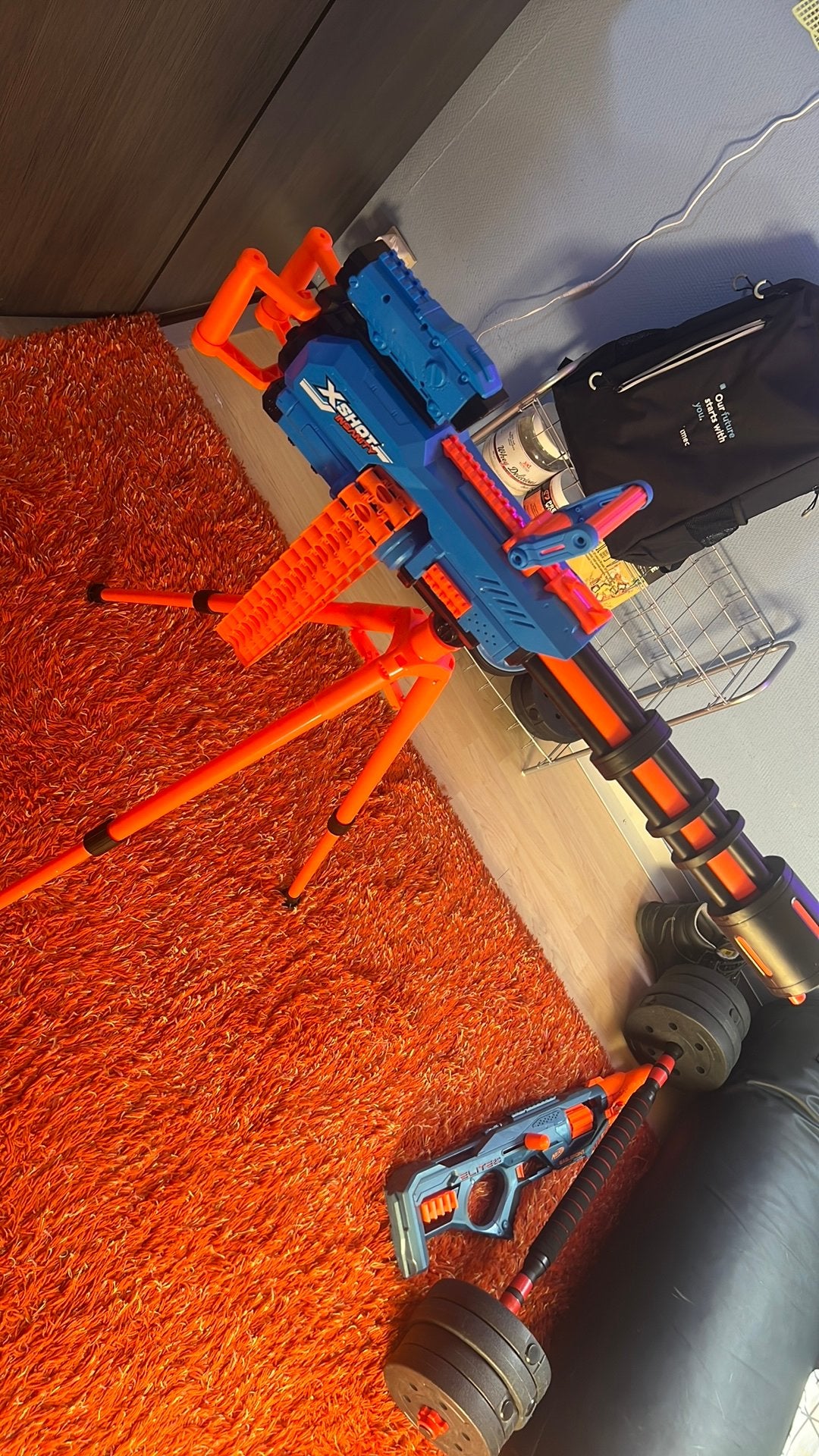 5 fusils Nerf, Enlèvement, Utilisé