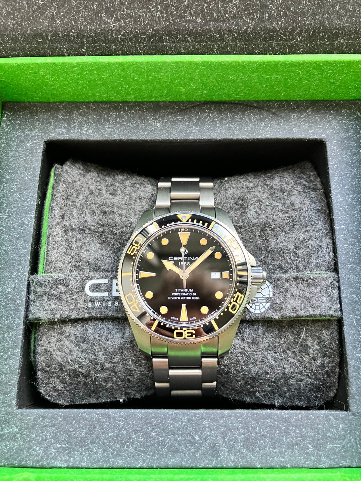 Certina DS Action Automaat Titanium Diver (ISO) NIEUWSTAAT, Overige merken, Overige materialen, Polshorloge, Overige materialen