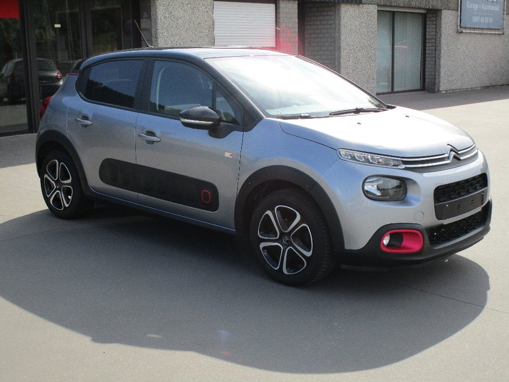 citroen c3 elle 1.2 02/2019 51000 km camera gps, Voorwielaandrijving, Stof, Euro 6, 110 g/km