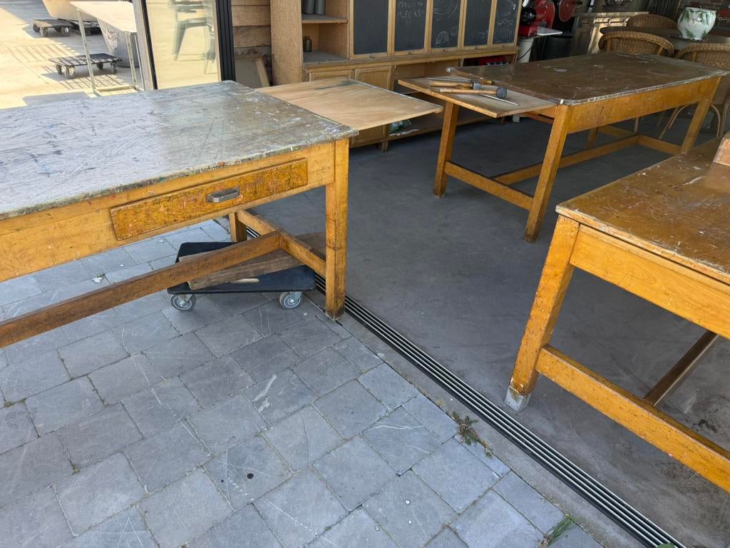 Tables des années 50 et 60 6 pièces, Antiquités & Art, Enlèvement