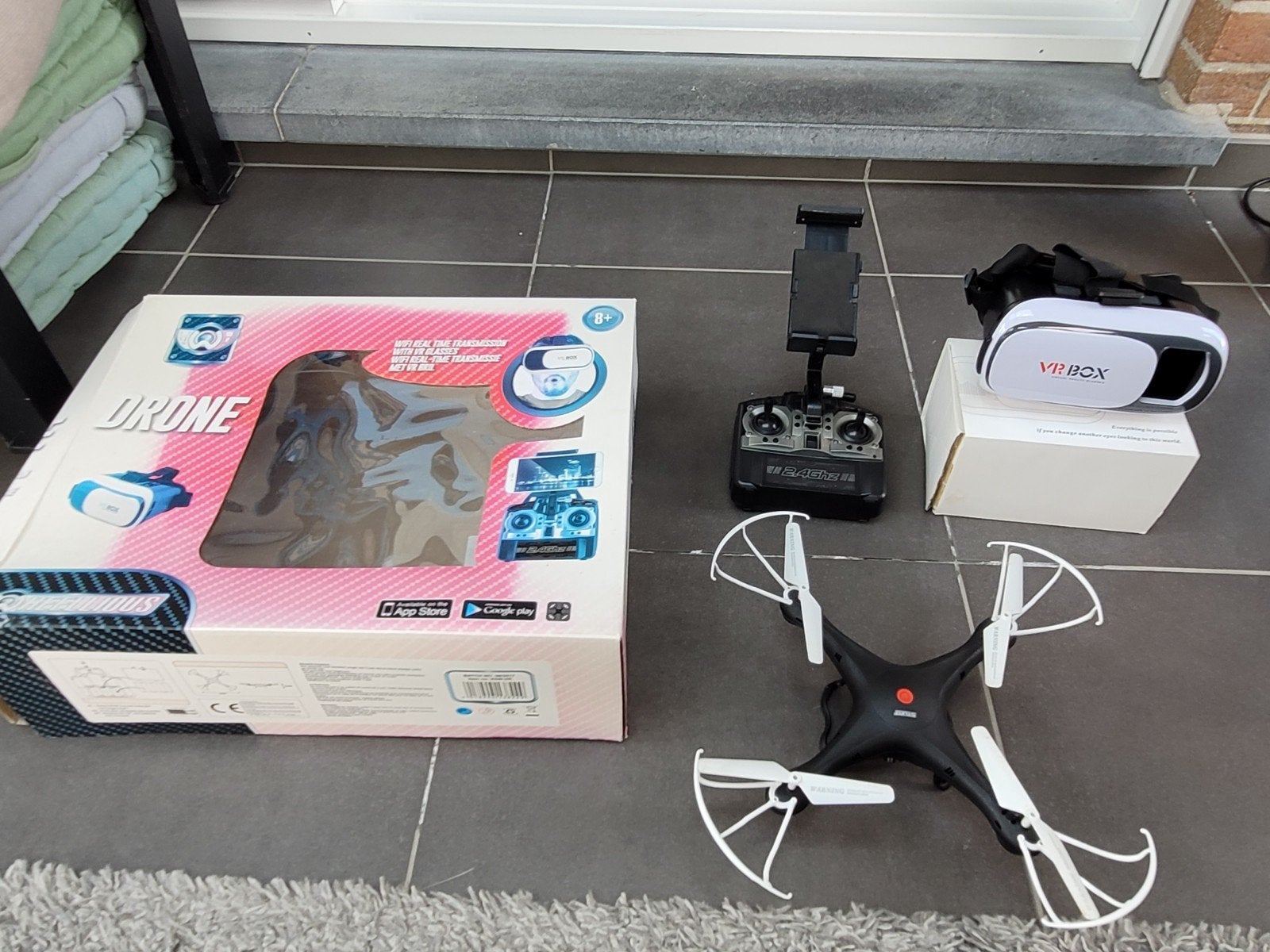 Drone met VR bril en andere toebehoren, Games en Spelcomputers, Spelcomputers | Nintendo Wii U, Ophalen