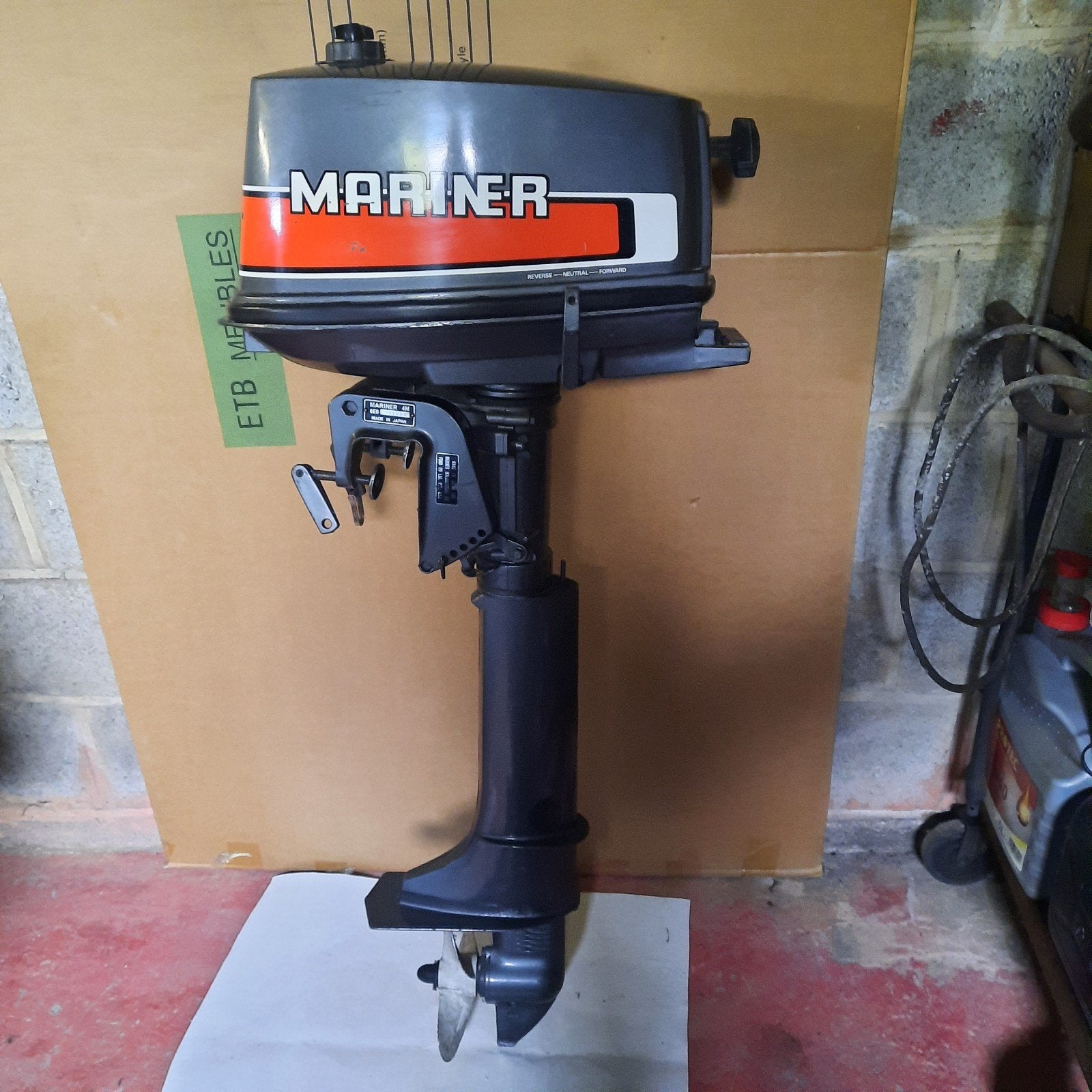 moteur de bateau hors-bord, Mariner 4M, 6E0, Essence, Comme neuf, Enlèvement, Autres marques