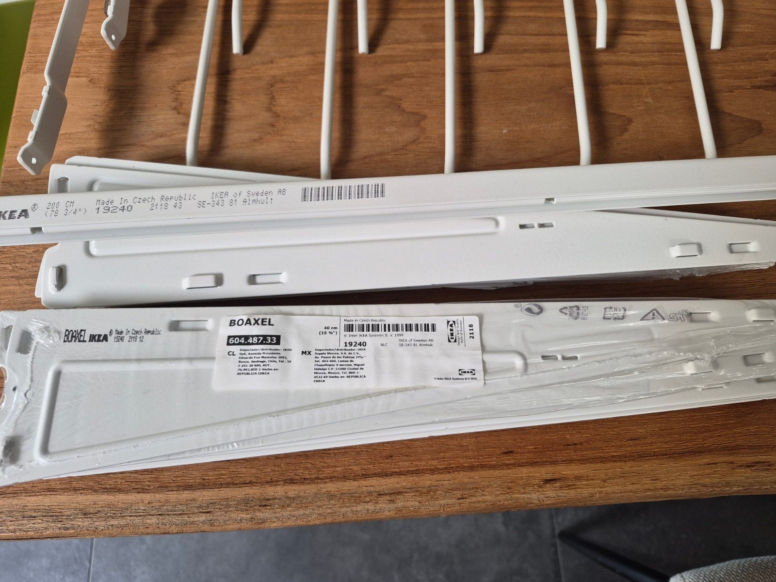 Boaxel ikea . bestaande uit verschillende onderdelen ., Ophalen, Wit