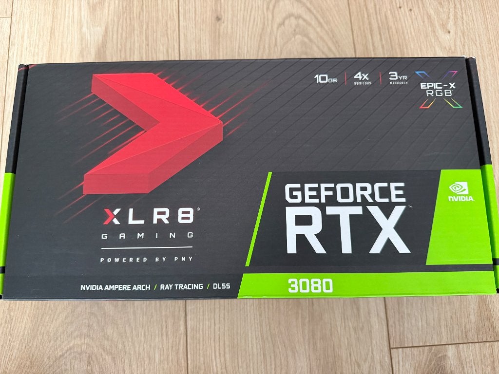 RTX 3080 10 GB XLR8, Informatique & Logiciels, Cartes vidéo, GDDR6, PCI-Express 4, Comme neuf, Enlèvement