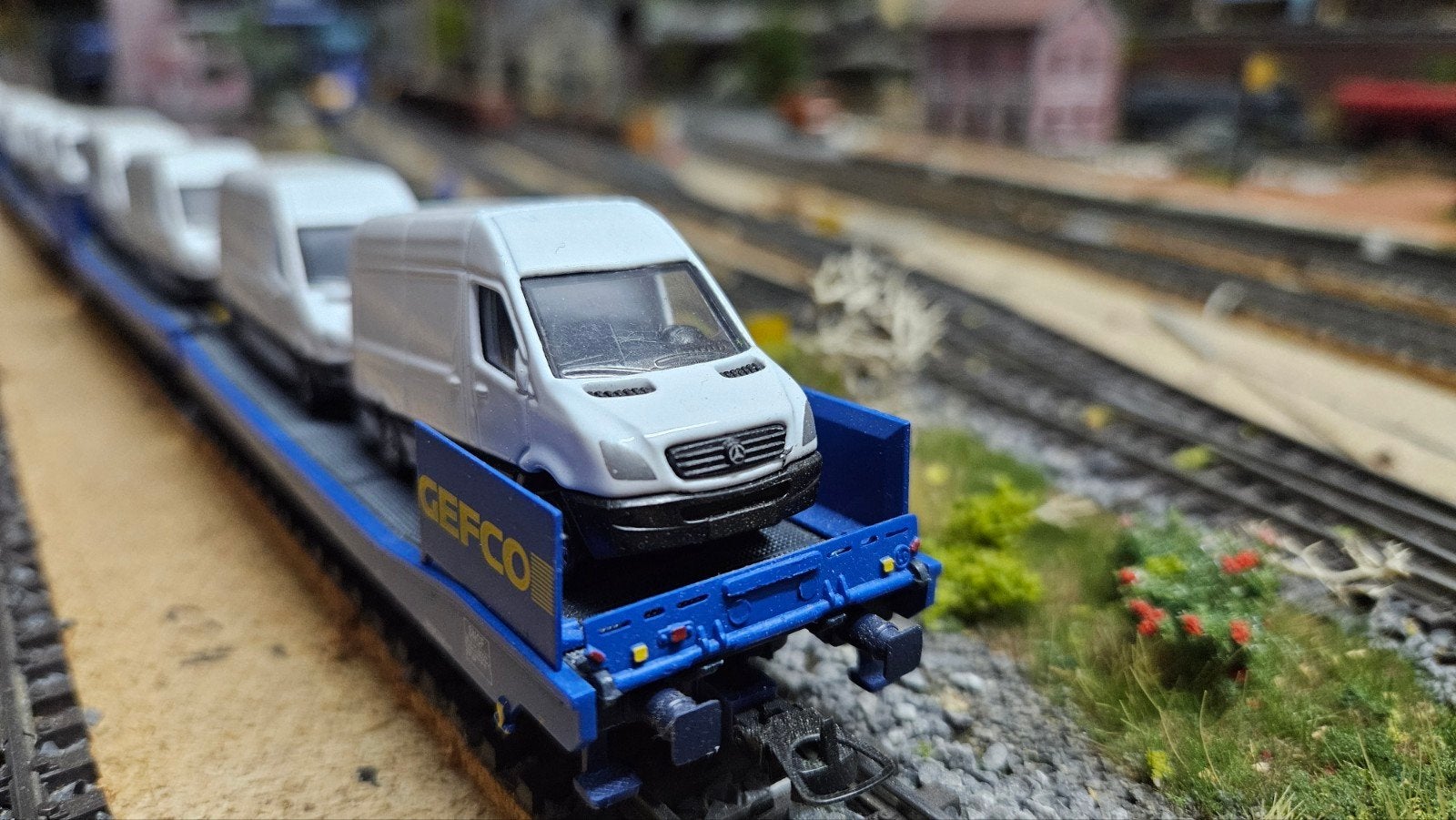 Electrotrein wagon Gefco, Hobby & Loisirs créatifs, Enlèvement ou Envoi, Wagon