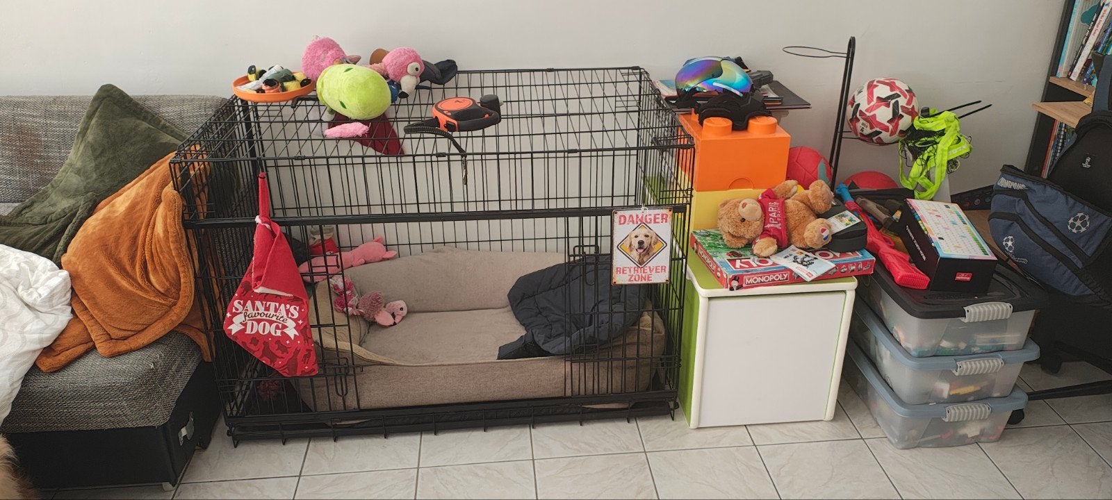 Grote hondenbench XXL 125 x 80 x 85 cm – goede staat, Ophalen