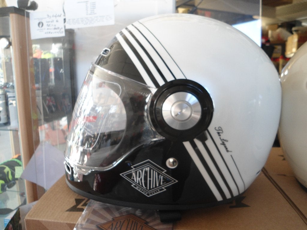 Casques vintage classiques et rétro : -60 % de fibres, Motos, Vêtements | Casques de moto, Enlèvement, Neuf, avec ticket, Casque intégral