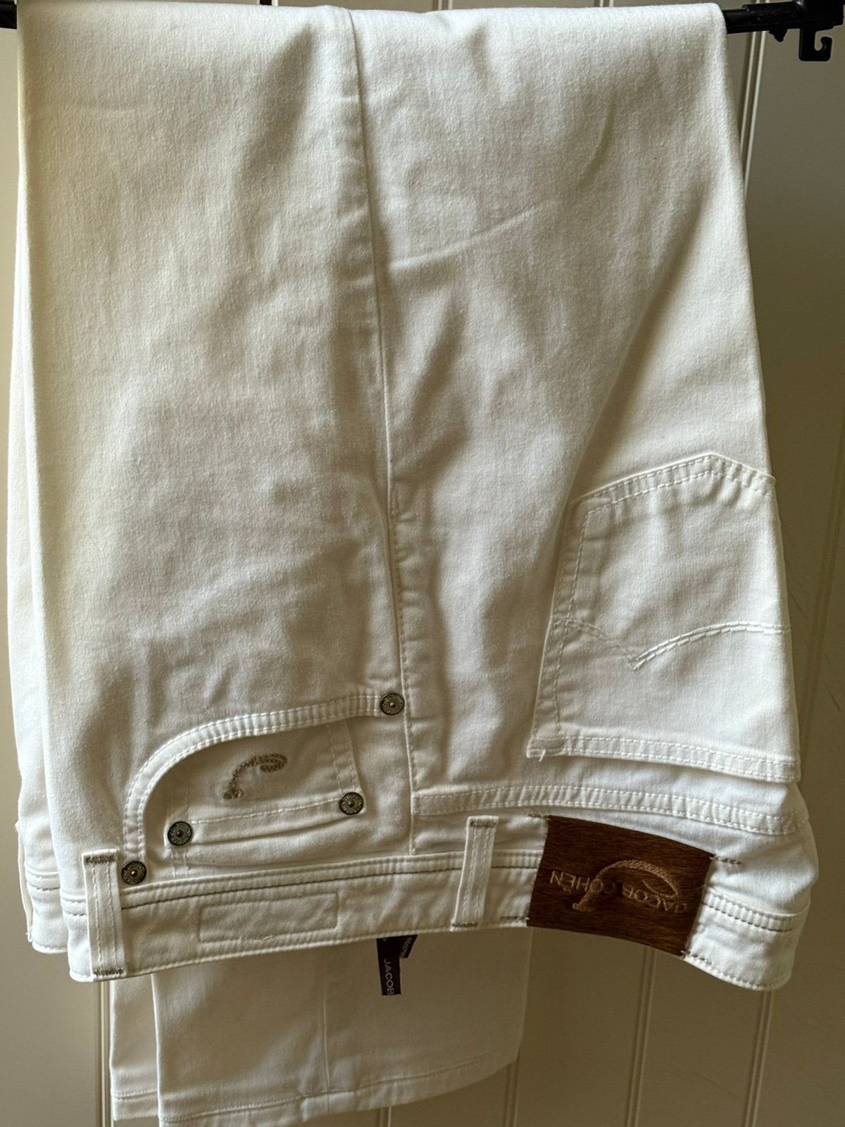 Jeans Jacob Cohen, Ophalen, Zo goed als nieuw, Maat 52/54 (L), Wit