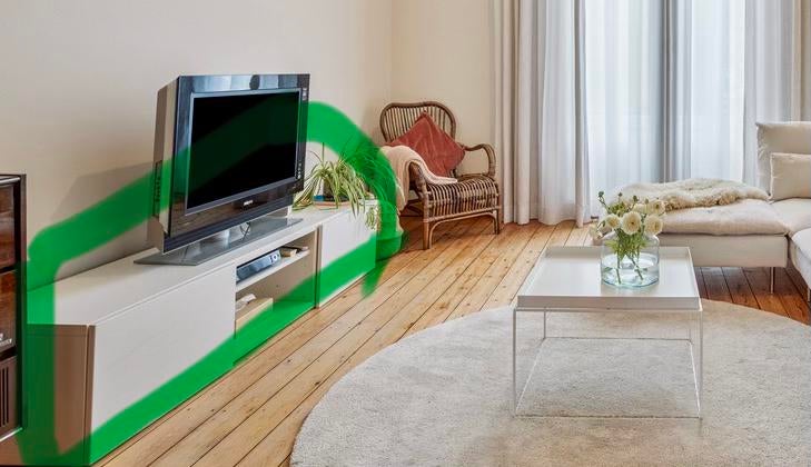 TV-Meubel Ikea Besta, Ophalen, Gebruikt, 75 cm of meer, 50 tot 100 cm