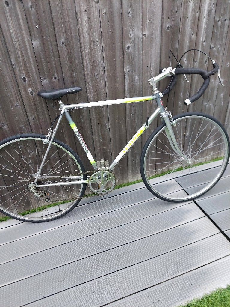 Retro koersfiets kadermaat  57, Fietsen en Brommers, Staal, Velgrem, Zo goed als nieuw, Ophalen