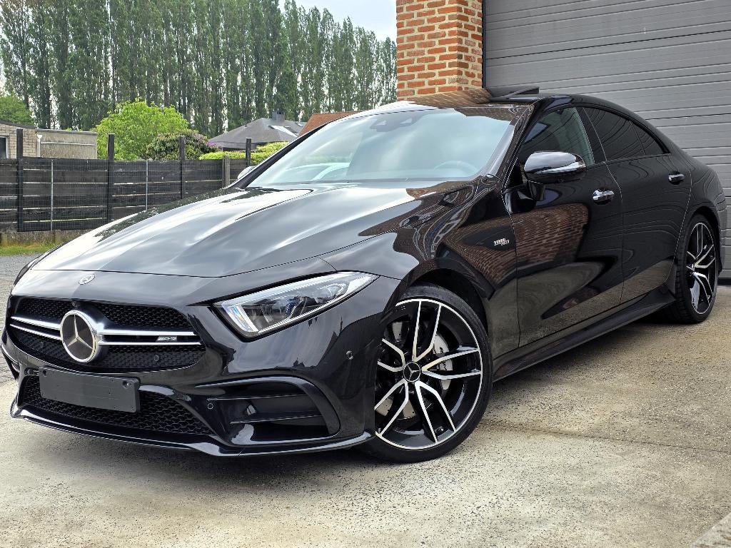 Mercedes-Benz CLS 53 AMG - 39.700KM - 435PK FULL OPTION 2021, Auto's, Mercedes-Benz, Automaat, 4 deurs, Lichtsensor, Zwart