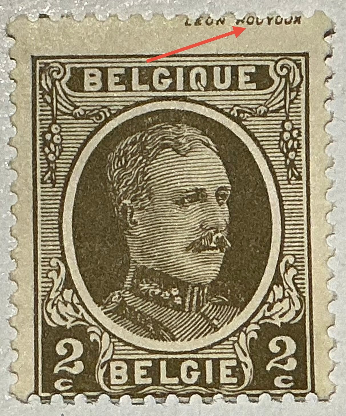 LOT A51. OBP: 191-Cu.HOUYOUX. MNH **. Naam boven., Postzegels en Munten, Koninklijk huis, Orginele gom, Ophalen of Verzenden, Postfris