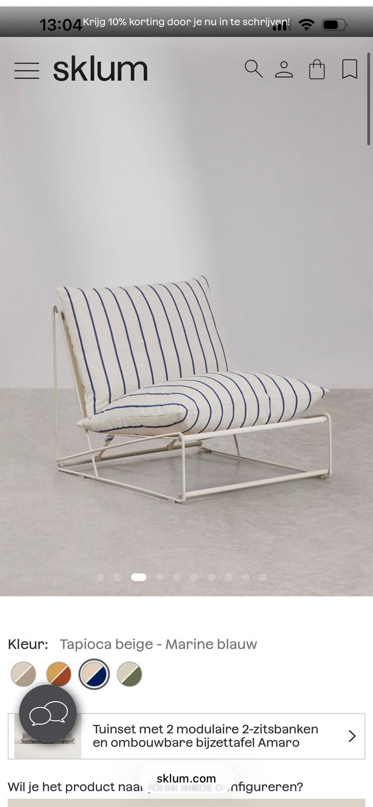 Tuin lounge stoelen - ongebruikt, Ophalen, Nieuw