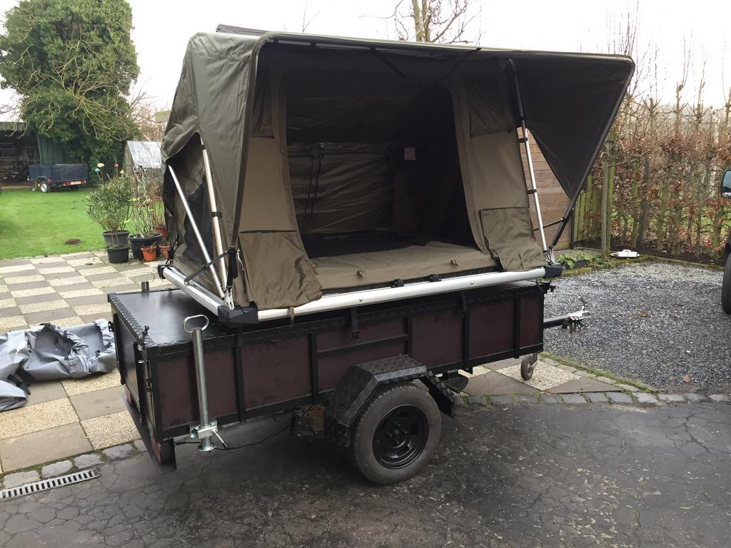 Aanhangwagen met daktent, Enlèvement