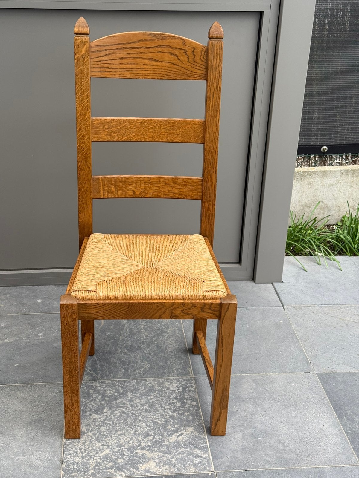 6 massief eiken stoelen, Enlèvement, Utilisé, Bois, Cinq, Six Chaises ou plus