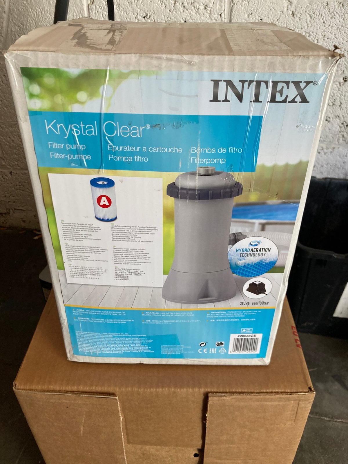 Intex zwembadpomp nieuwstaat, Ophalen, Zo goed als nieuw, Filter