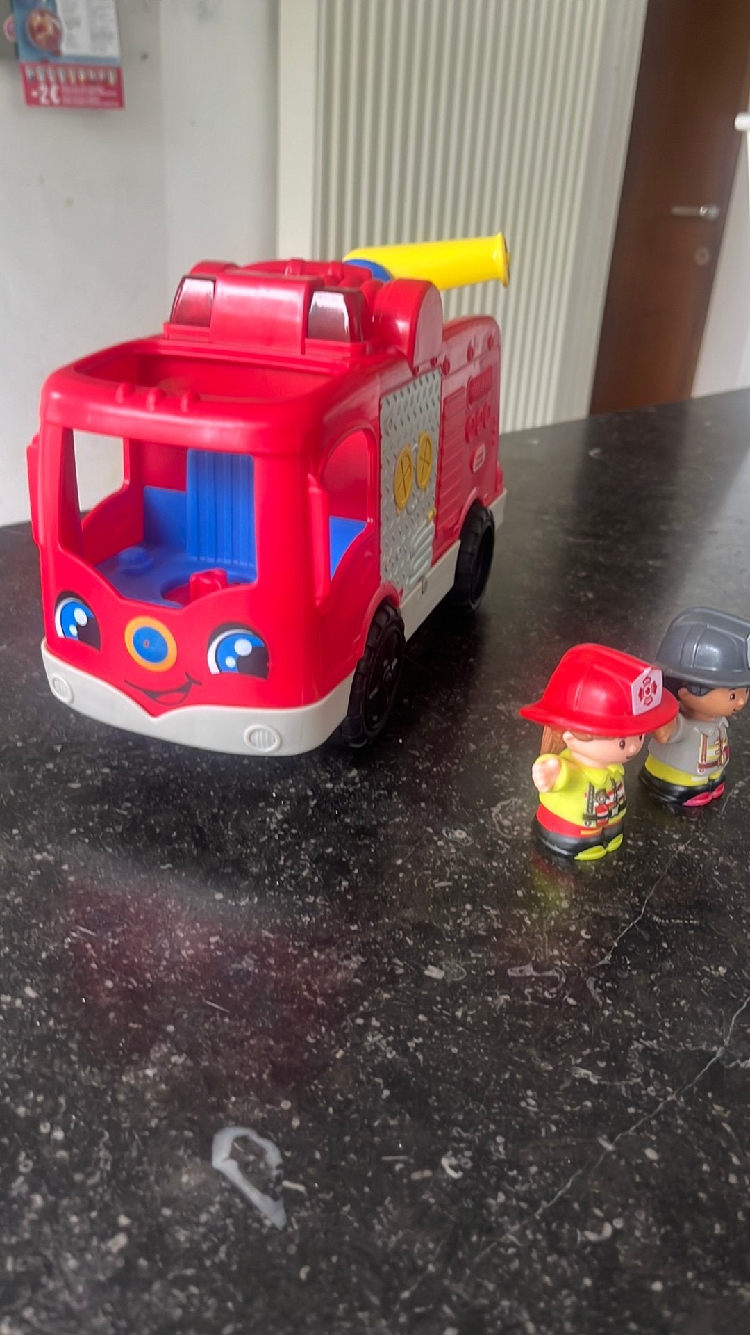 Fisher price brandweerauto, Kinderen en Baby's, Ophalen, Zo goed als nieuw
