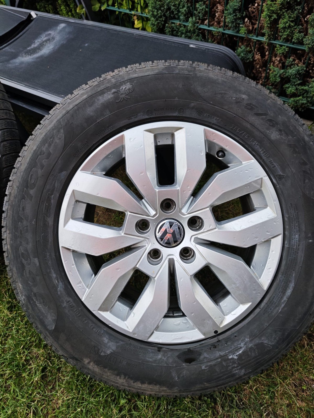 Jantes vw 245/55/ R17, Autos : Pièces & Accessoires, Enlèvement, Jante(s)