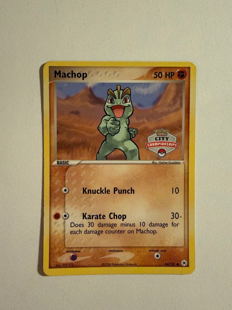 Machop promo city championship, Enlèvement ou Envoi, Comme neuf, Cartes en vrac