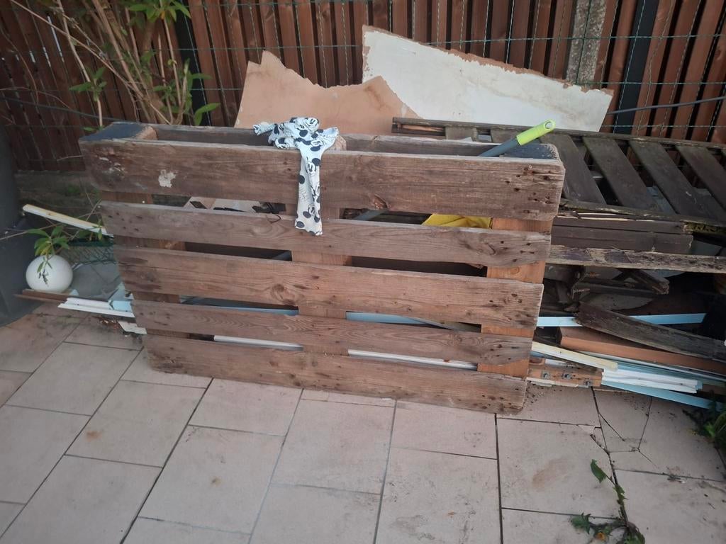 Palette a donner, Ophalen, Pallet