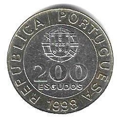 Munt 200 Escudos  Garcia De Orta, Ophalen of Verzenden, Overige landen, Losse munt