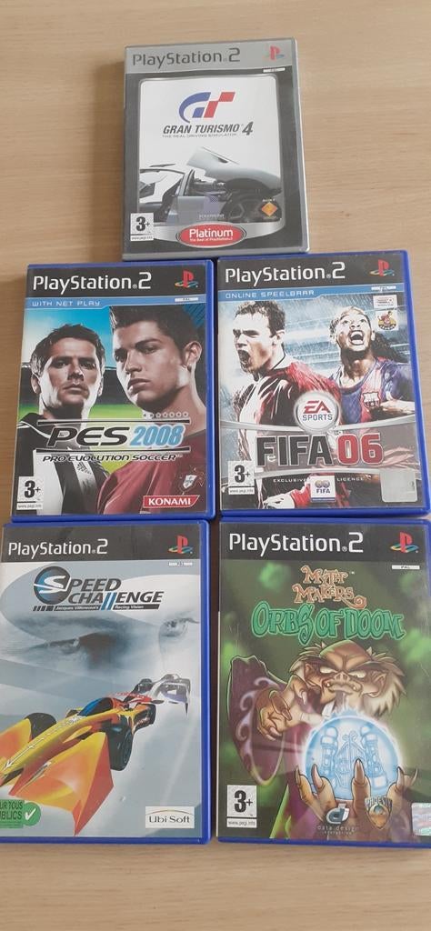 Playstation 2 games spelletjes, fifa 06, gran turismo 4, Games en Spelcomputers, Games | Sony PlayStation 2, Ophalen