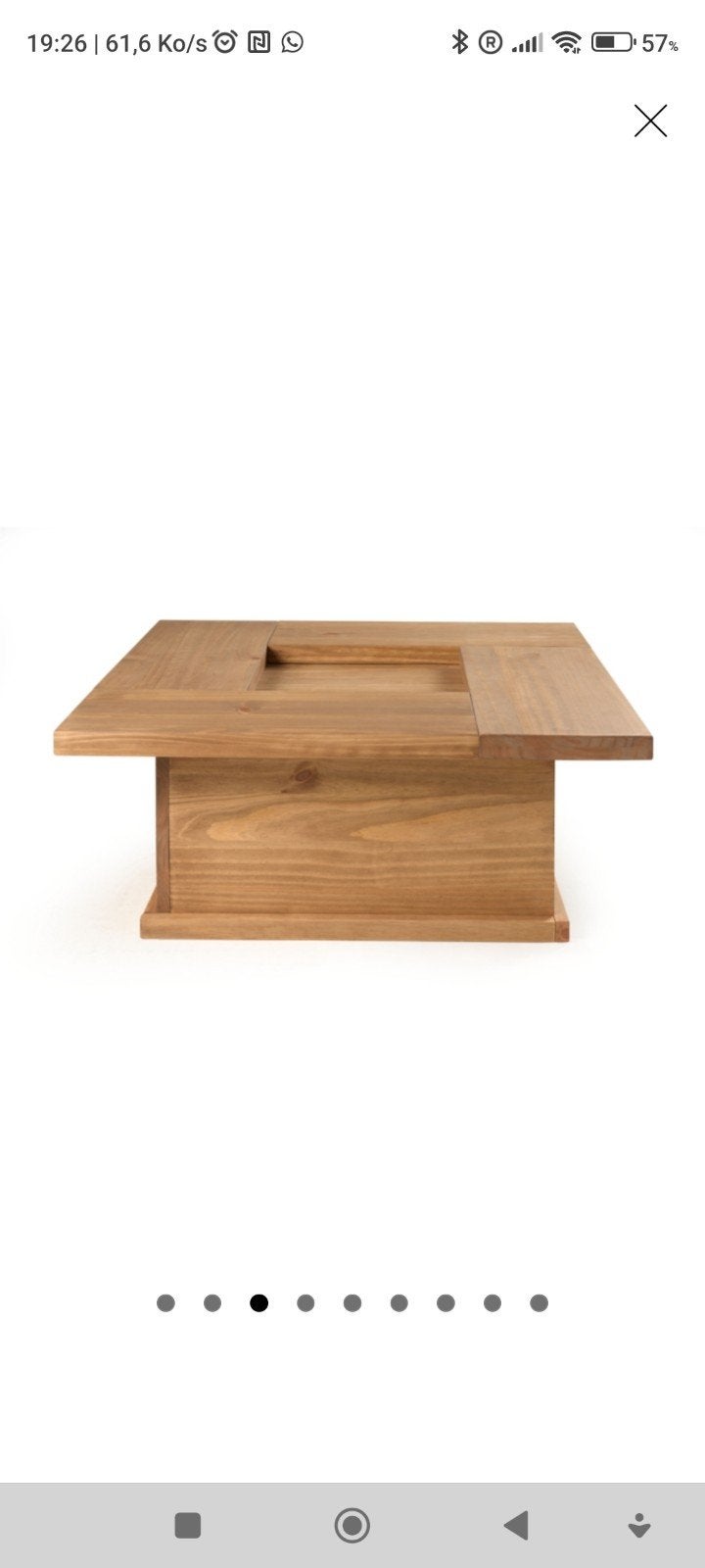 Table de salon, Enlèvement