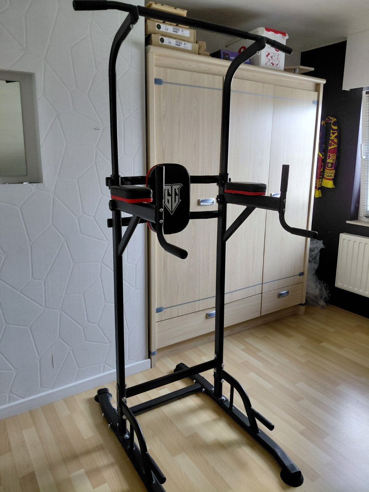Pull-up & Dip station, Ophalen